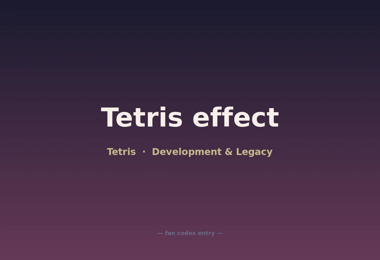 Tetris effect